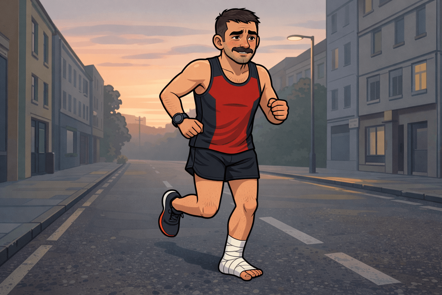 Running with plantar fasciitis: all the pain and limited gain