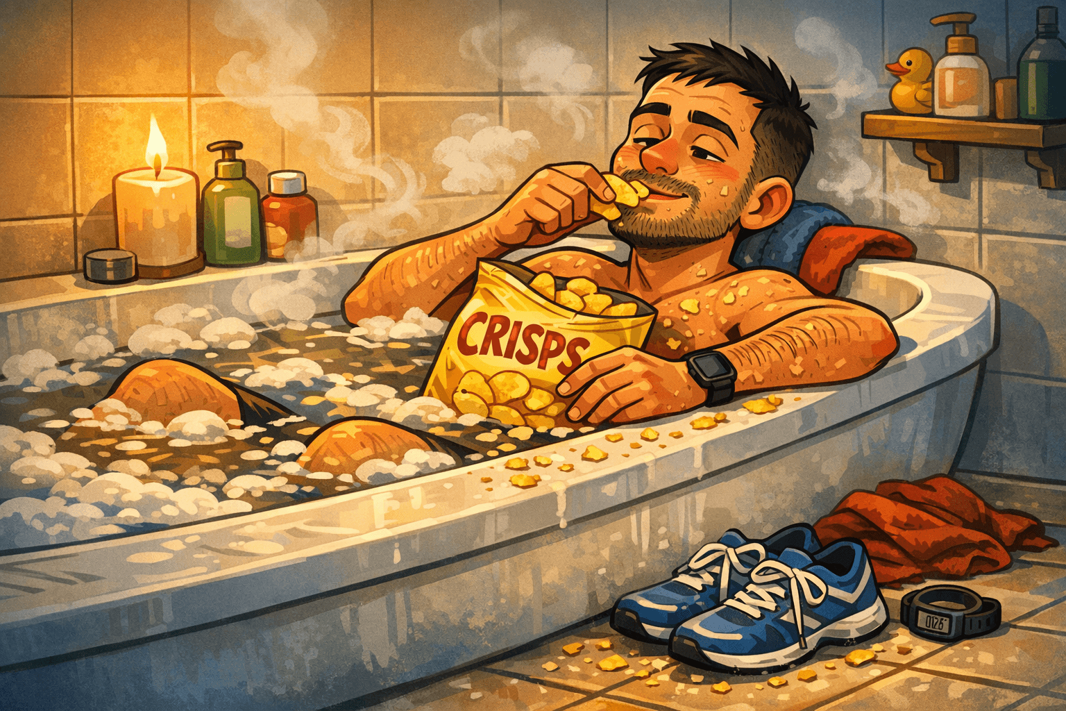 What a marathon diet actually looks like